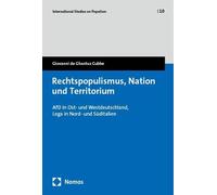 Giovanni de Gha Rechtspopulismus, Nation und Territorium: AfD in Ost (Tascabile)