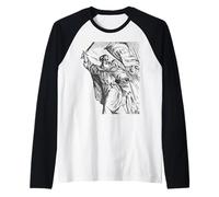 Giovanni di Capistrano Crociate Crociate IHS Uomini Cattolici St Maglia con Maniche Raglan