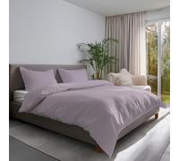 Giovanni Dolcinotti | Parure Copripiumino Letto Matrimoniale modello Detroit, Poliestere Spazzolata di Microfibra, Silver Pink - Sacco Copripiumino Matrimoniale + 2 Federe 50x80 cm