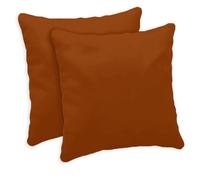 Giovanni Dolcinotti | Set 2 Federe Cuscini Divano 50x50 - Copricuscini Decorativi - 100% Cotone - Fodere con Cerniera Nascosta - Hermes - Modello Atlanta