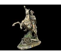 GIOVANNI III SOBIESKI RE DI POLONIA SU CAVALLO IN ARMATURA Veronese CU02860A4