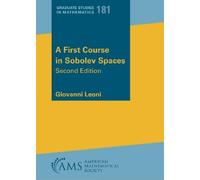 Giovanni Leoni A First Course in Sobolev Spaces (Tascabile)