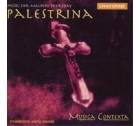 Giovanni Pierluigi da Palestrin Music For Maundy Thursday - Musica Context (CD)