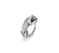 Giovanni Raspini 12274 Leopard Ring - Sterling Silver, Size 12, Handmade