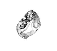 Giovanni Raspini 12278 Leoni Ring - Sterling Silver, Size 16, Handmade