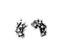 Giovanni Raspini 12316 Selene Earrings - Sterling Silver, 2cm, Handmade