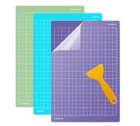 GIOVARA Tappetino da taglio per Cricut, confezione da 3 tappetini da taglio 8,5 x 21,6 cm x 30,5 cm, tappetini da taglio Cricut per Silhouette Cameo per Cricuting Joy Xtra tagliatrici Variety Grip Mat