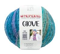 GIOVE di Mondial. Gomitolo turchese Cod.606