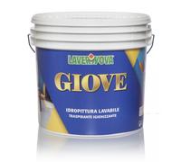 GIOVE IDROPITTURA LAVABILE TRASPIRANTE PER INTERNI BIANCA- LAVERNOVA
