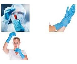 Giove protettivo chimico Hygostar a rischio super alto, XL blu, in polvere, lunghezza: 300 mm, guanto da un off fatto di forte NEW