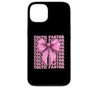 Gioventù Pastore Predicatore Bibbia Croce Ragazza Coquette Bow Rosa Custodia per iPhone 13