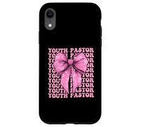 Gioventù Pastore Predicatore Bibbia Croce Ragazza Coquette Bow Rosa Custodia per iPhone XR