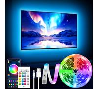 GIPOYENT TV LED Lights, 13.1ft TV LED Lights for 40-65 Inch, LED TV Behind with Bluetooth Function - RGB Color Changing Light Strip for Home Theater