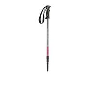 Gipron bastoni da Trekking telescopici Expedition - Coppia di bastoni da escursionismo - in alluminio - Made in Italy (Grigio/Rosa)
