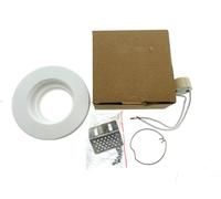 Gipseinbauleuchte Bianco Rotondo Con GU10 Telaio Faretti a Incasso da Soffitto