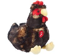 Gipsy 070355 - Peluche sonoro a Forma di Gallina, 22 cm, Colore: Nero