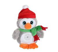 Gipsy- Pinguino Peluche, Colore Rosso, 16 cm, 70889