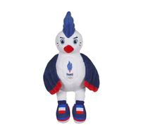 Gipsy Toys - Gallo Peluche - Team de France Olympique - Peluche ufficiale con licenza - 15 cm seduto - Blu Rosso e Bianco