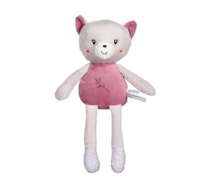 Gipsy Toys - Gatto - PANTIN - Gamma Bamboo - 24 CM S/Card - Rosa e Grigio - 1° Età