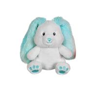 Gipsy TOYS - LAPIN FLUFFY - PELUCHE - 15 CM - TURCHESE E BIANCO - 1° AGE