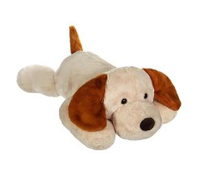 Gipsy Toys - Peluche cane ALLONGE Douceur Creme Orecchie Marrone - 75 cm