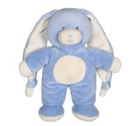 GIPSY TOYS - PELUCHE CONIGLIO DOUDOU FIOCCO BLU JEANS - 28 CM