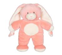 GIPSY TOYS - PELUCHE CONIGLIO DOUDOU FIOCCO ROSA SALMONE - 28 CM