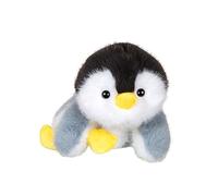 GIPSY TOYS - PELUCHE FLOPPY CHOOPY PINGUINO - 22 CM - NERO BIANCO E GRIGIO