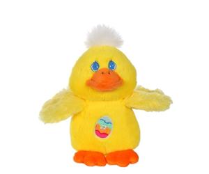GIPSY TOYS - PELUCHE LES AMIS DE PÂQUES SONORES - ANATRA GIALLO - 13 CM - DOLCEZZA E DIVERTIMENTO PER PASQUA