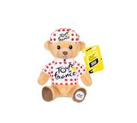 Gipsy Toys - Peluche Orso Maglia e Berretto da Arrampicata a Pois 15 cm - Peluche Ufficiale del Tour de France. Un Piccolo Ciclista da coccolare o esporre!