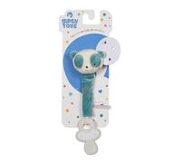 GIPSY TOYS - PLUCHE APPENDERE TETINE PANDA - GAMMA BAMBOO - 13 CM S/CARTA - BLU E BIANCO - 1° Epoca