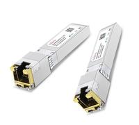GIQITCK 2Pack 10GBASE-T SFP+ RJ45 Transceiver, 1.25G/2.5G/5G/10G SFP+ to RJ45 Copper Module for Cisco SFP-10G-T-S, Ubiquiti UniFi UF-RJ45-10G, Netgear, D-Link, Supermicro, TP-Link, Linksys, up to 30m