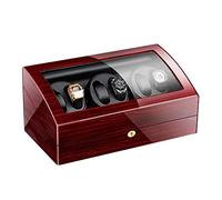 GIQKDZNUO Carica Orologi, Scatola espositiva per Carica Orologi Automatica in Legno con 6+7 Scomparti, Scatola Carica Orologi per Uomo, Scatola Porta Gioielli/Scatola Porta Orologi da Donna,