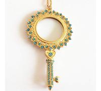 GIQKDZNUO Lenti d'Ingrandimento per Maglione e Collana, Lente d'Ingrandimento Portatile, squisita da Donna, 5X 35 mm