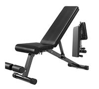 GIQKDZNUO Panca con manubri, Pieghevole per Uso Domestico, ausilio per Addominali, Panca per Uccelli, Attrezzatura Professionale per Il Fitness, Cuscino per Schienale