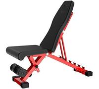 GIQKDZNUO Panca per Pesi Regolabile per la casa, Panca per Allenamento, Panca per Pesi Pieghevole, Panca con manubri, Crunch, Panca ausiliaria, Attrezzature per Il Fitness.