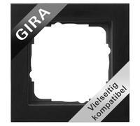 Gira 021109 - Mascherina di copertura 1f E2, colore: Nero