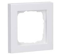 GIRA 021122 Mascherina di copertura 1 modulo E2 bianco puro satinato