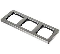 'Gira 021333 mascherina E2 3 volte, in acciaio inox