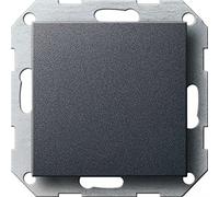 GIRA55 BLIND ANT - Blindabdeckung mit Tragring anthrazit