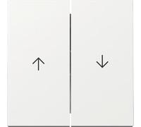 Gira 329403 - Altalena a 2 scomparti, colore: Bianco puro lucido