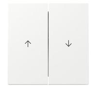 Gira 329470 - Altalena a 2 scomparti, colore: Bianco puro lucido