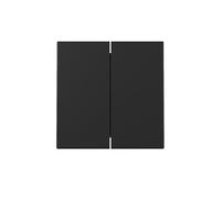 Gira 3295005 - Altalena con simbolo a 2 scomparti, colore: Nero opaco