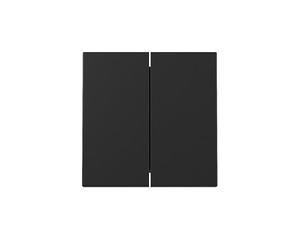 Gira 3295005 - Altalena con simbolo a 2 scomparti, colore: Nero opaco