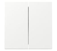 Gira 329570 - Altalena a 2 scomparti, colore: Bianco puro lucido