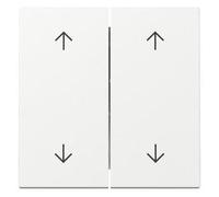 Gira 329703 bilanciere bianco puro lucido 2 scomparti