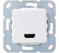 Gira 566903 - Adattatore con inserto HDMI, colore: Bianco
