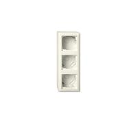 GIRA Alloggiamento AP 3F + telaio standard 55 crema 106301