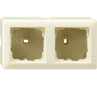 Gira AP-Cassa 2-Facce + Cornice Standard 55 Crema 006201 Cassa A Muro