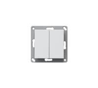 GIRA BT 246203 - Trasmettitore da parete 2 F, sistema 55, bianco puro